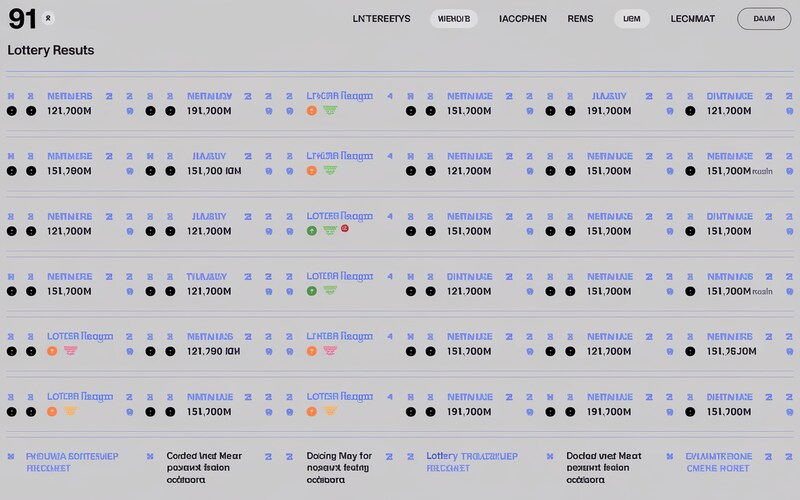 Lottery Results History Body